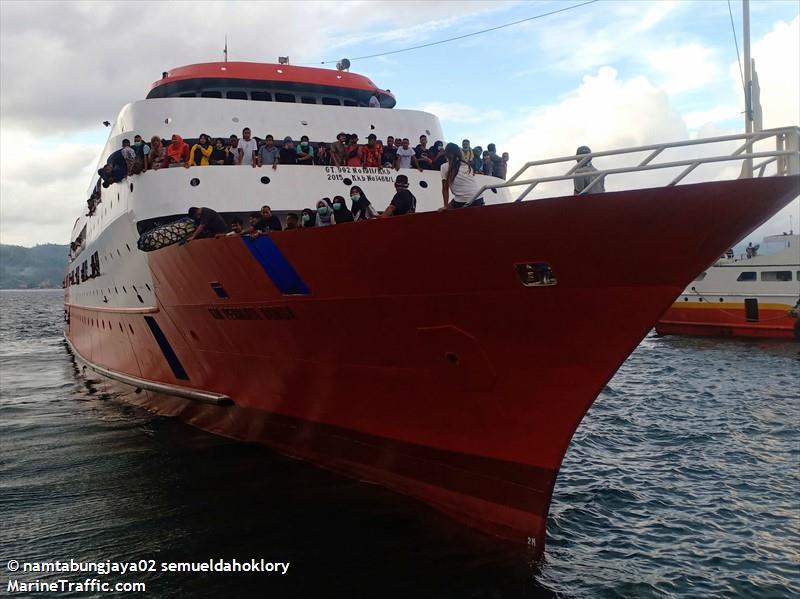 km permata bunda (Passenger ship) - IMO , MMSI 525200937, Call Sign YBDB2 under the flag of Indonesia