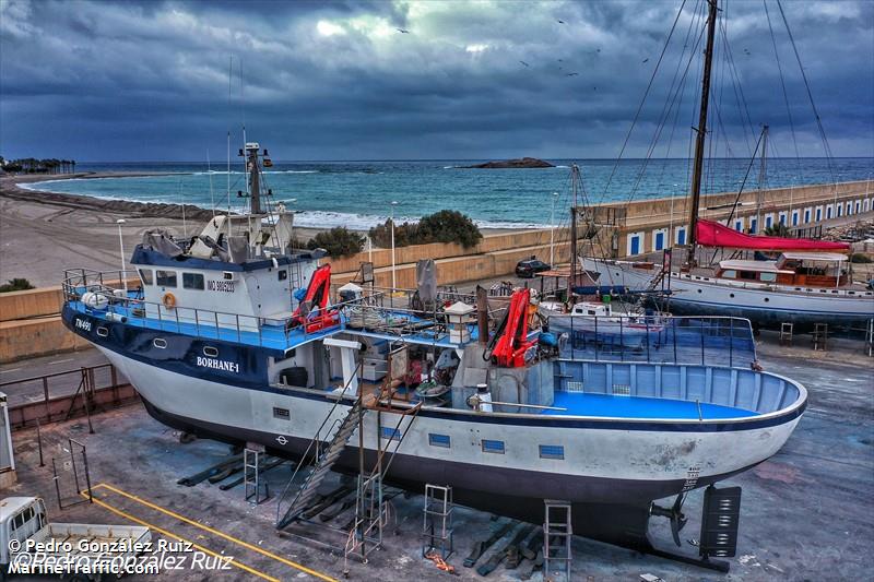 borhane (Fishing Vessel) - IMO 9805233, MMSI 605066452 under the flag of Algeria