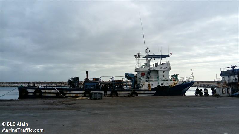 tijani (Fishing Vessel) - IMO 8333726, MMSI 672508000, Call Sign 3V3070 under the flag of Tunisia