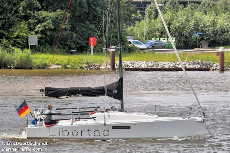 libertad (Sailing vessel) - IMO , MMSI 211633290, Call Sign DK7446 under the flag of Germany