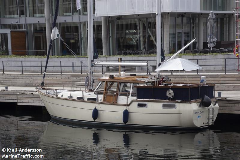 miss emily (Sailing vessel) - IMO , MMSI 219002695, Call Sign OU8297 under the flag of Denmark