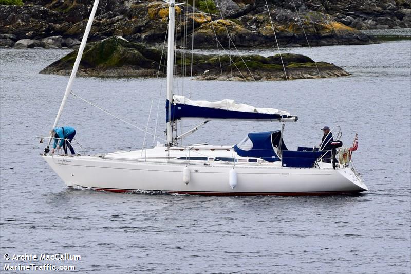 lady of neath (Pleasure craft) - IMO , MMSI 235072409, Call Sign MWZY2 under the flag of United Kingdom (UK)