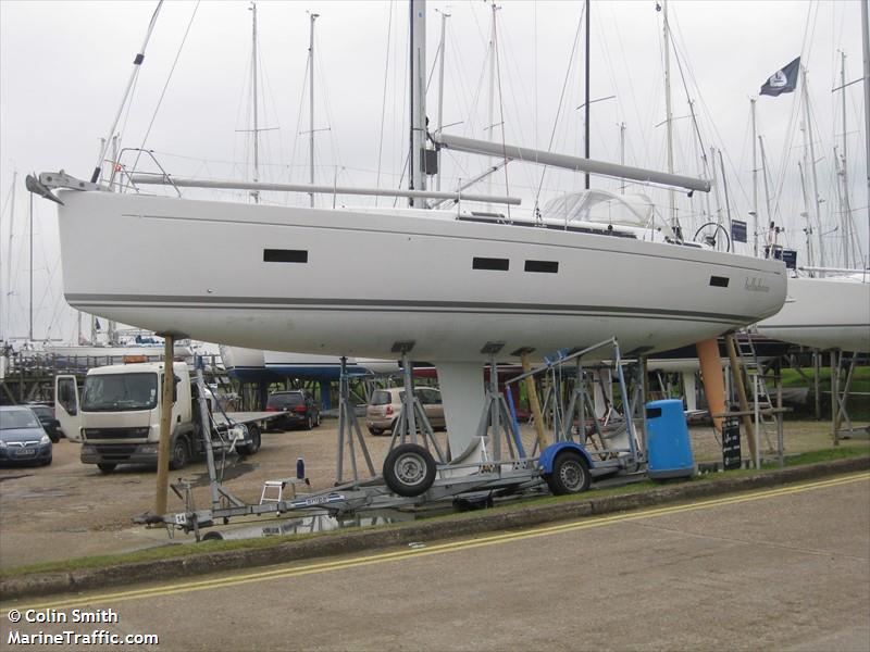 belladonna (Sailing vessel) - IMO , MMSI 235087255, Call Sign 2EQD6 under the flag of United Kingdom (UK)