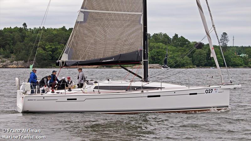 evolet (Sailing vessel) - IMO , MMSI 265760790, Call Sign SE9599 under the flag of Sweden