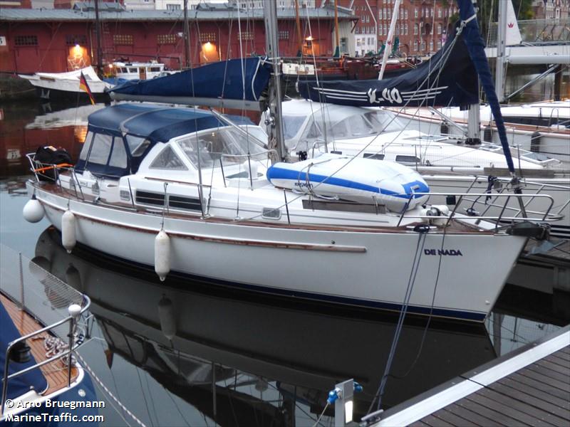 de nada (Sailing vessel) - IMO , MMSI 211629880, Call Sign DK7391 under the flag of Germany