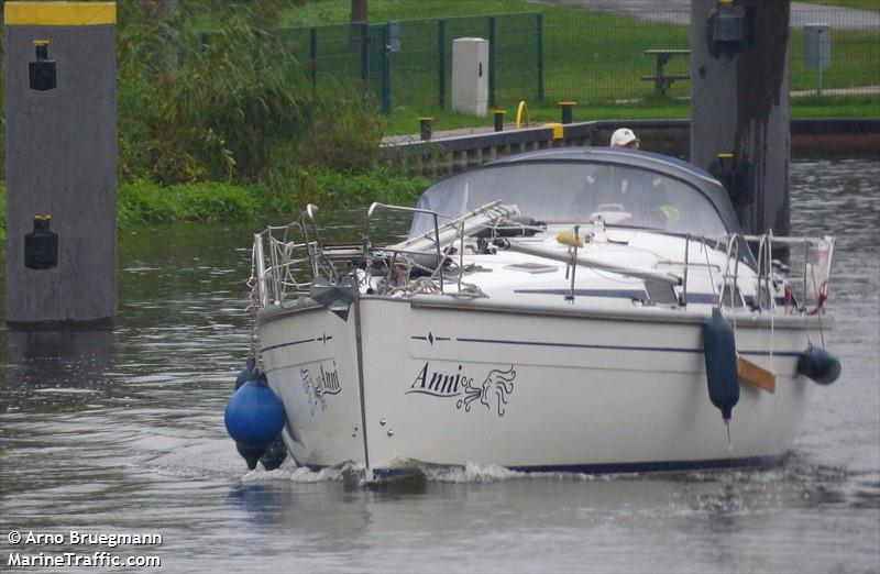 anni (Sailing vessel) - IMO , MMSI 211750780, Call Sign DK2555 under the flag of Germany