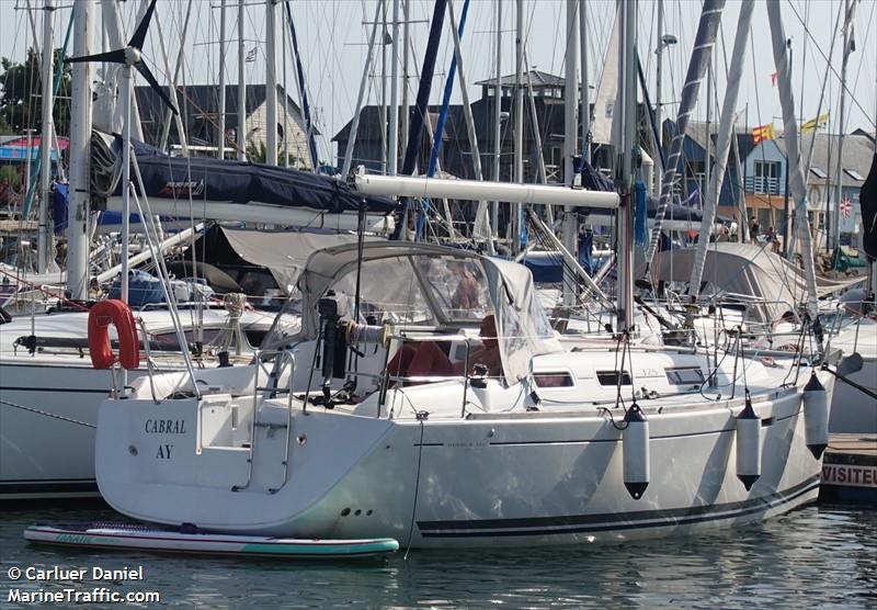 cabral (Sailing vessel) - IMO , MMSI 227758910, Call Sign FGF8246 under the flag of France