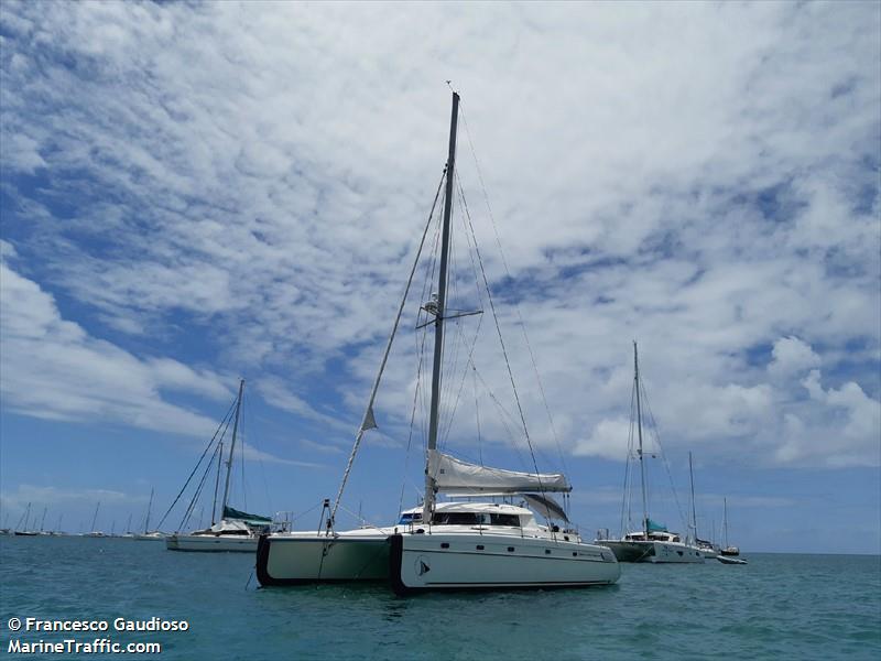 kissanga (Sailing vessel) - IMO , MMSI 227836290, Call Sign FW8062 under the flag of France