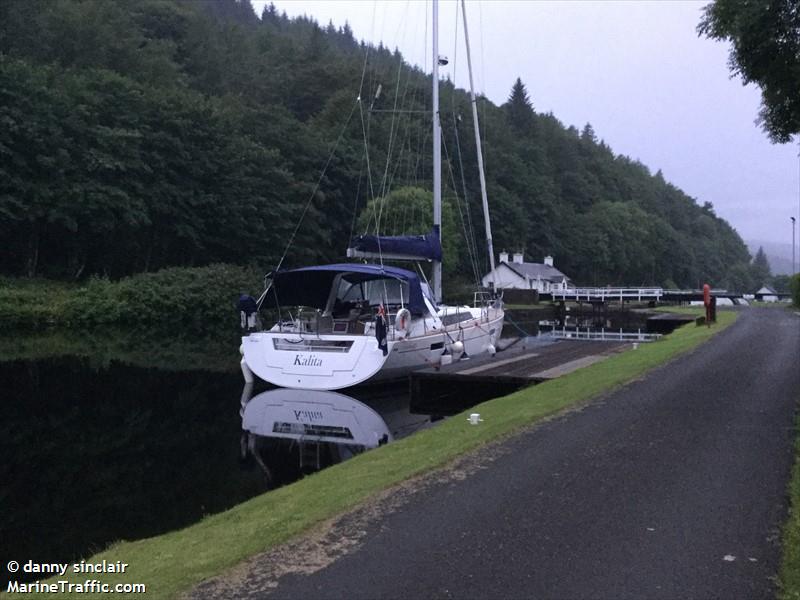 kalita (Sailing vessel) - IMO , MMSI 235113717, Call Sign 2IYB8 under the flag of United Kingdom (UK)