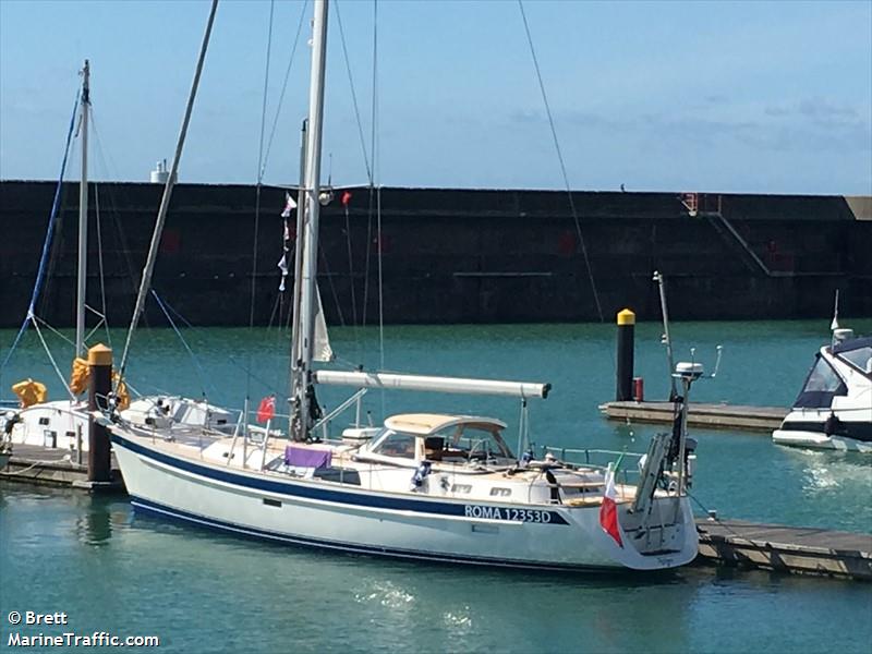 tiny dancer ii (Sailing vessel) - IMO , MMSI 247258710, Call Sign IK2958 under the flag of Italy