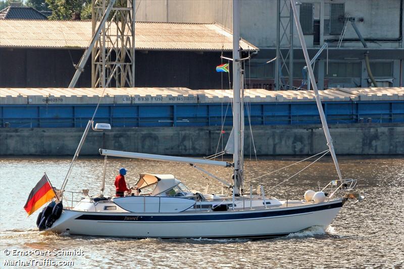 juwel (Sailing vessel) - IMO , MMSI 211553490, Call Sign DD4051 under the flag of Germany