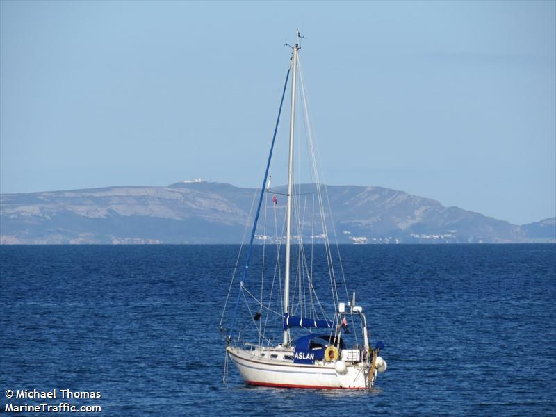 aslan (Pleasure craft) - IMO , MMSI 235039753, Call Sign MCEK5 under the flag of United Kingdom (UK)
