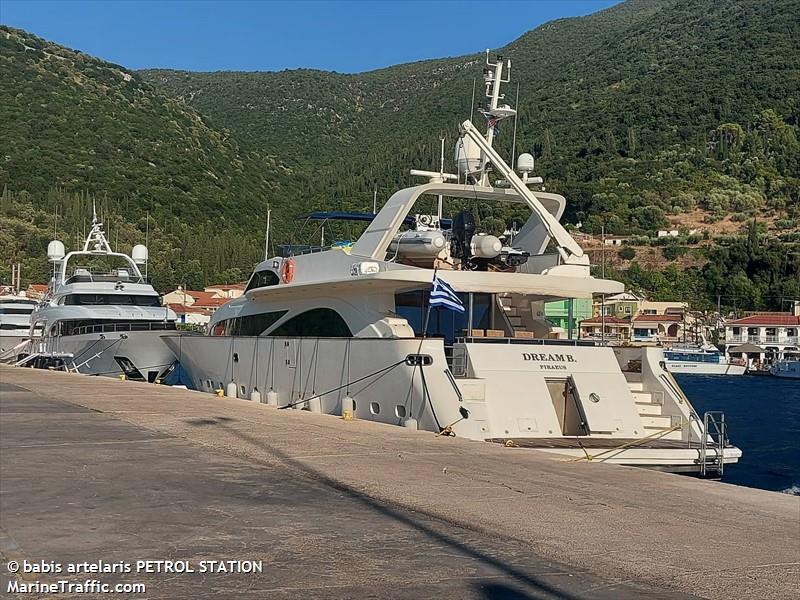 dream b (Pleasure craft) - IMO , MMSI 237886500, Call Sign SY5523 under the flag of Greece