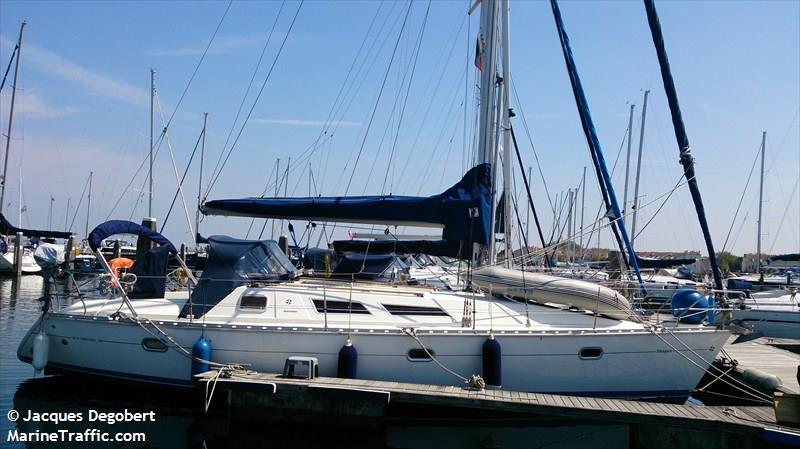 imogen (Sailing vessel) - IMO , MMSI 205701010 under the flag of Belgium