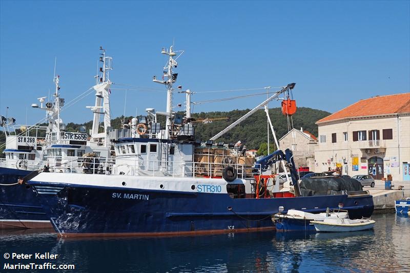 sv.martin (Fishing Vessel) - IMO 8968882, MMSI 238176440, Call Sign 9AA7615 under the flag of Croatia