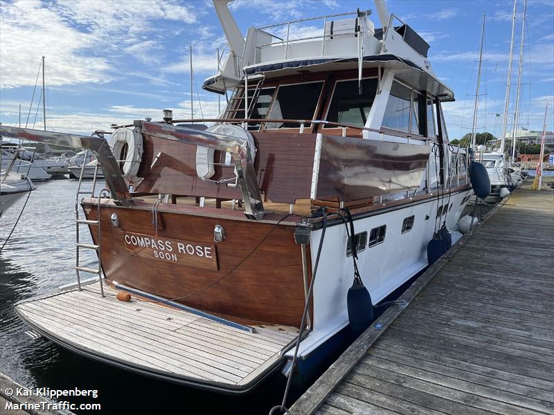 compass rose (Pleasure craft) - IMO , MMSI 258006350, Call Sign LD8666 under the flag of Norway