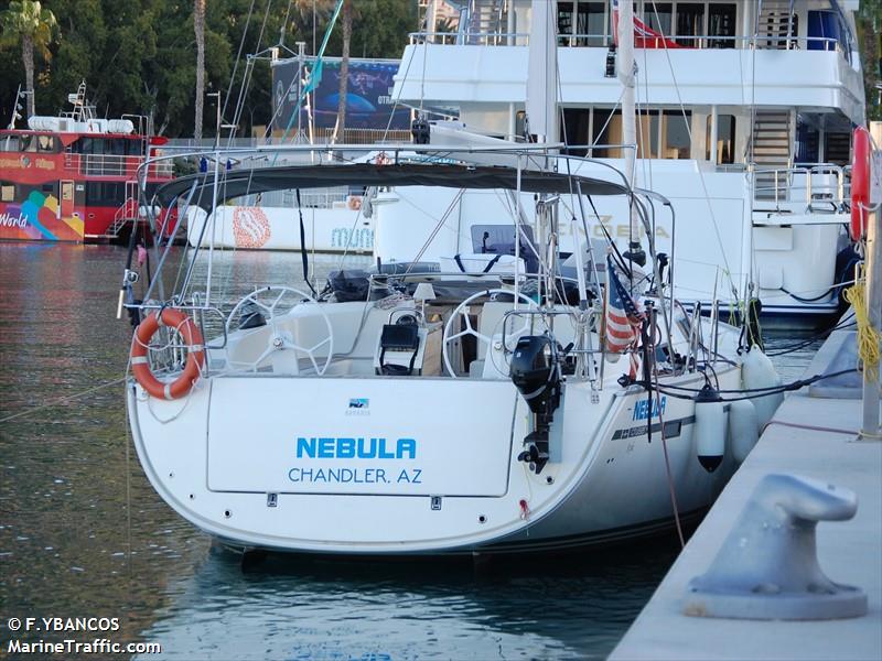 nebula (Pleasure craft) - IMO , MMSI 367796710, Call Sign WDJ6331 under the flag of United States (USA)