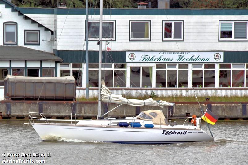 yggdrasil (Pleasure craft) - IMO , MMSI 211156960, Call Sign DH7765 under the flag of Germany