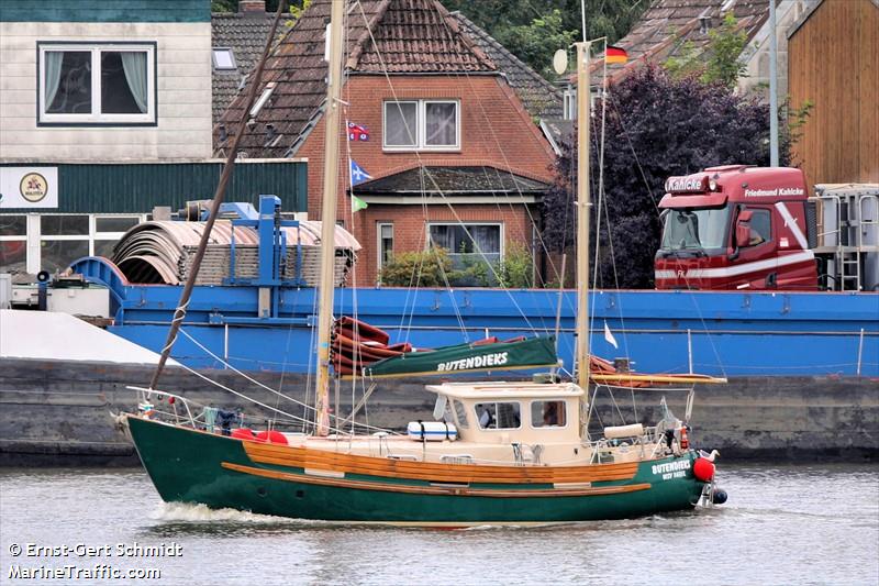 butendieks (Sailing vessel) - IMO , MMSI 211294790, Call Sign DB8510 under the flag of Germany