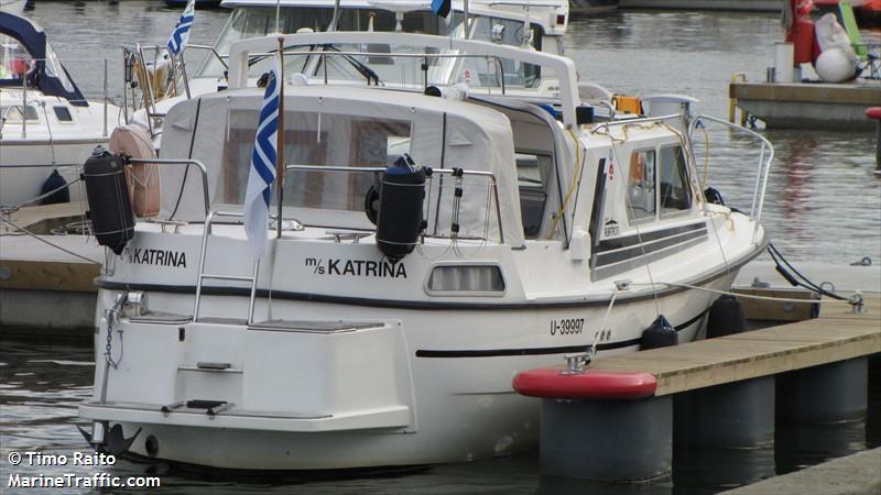 katrina (Pleasure craft) - IMO , MMSI 230984140, Call Sign OJ2106 under the flag of Finland