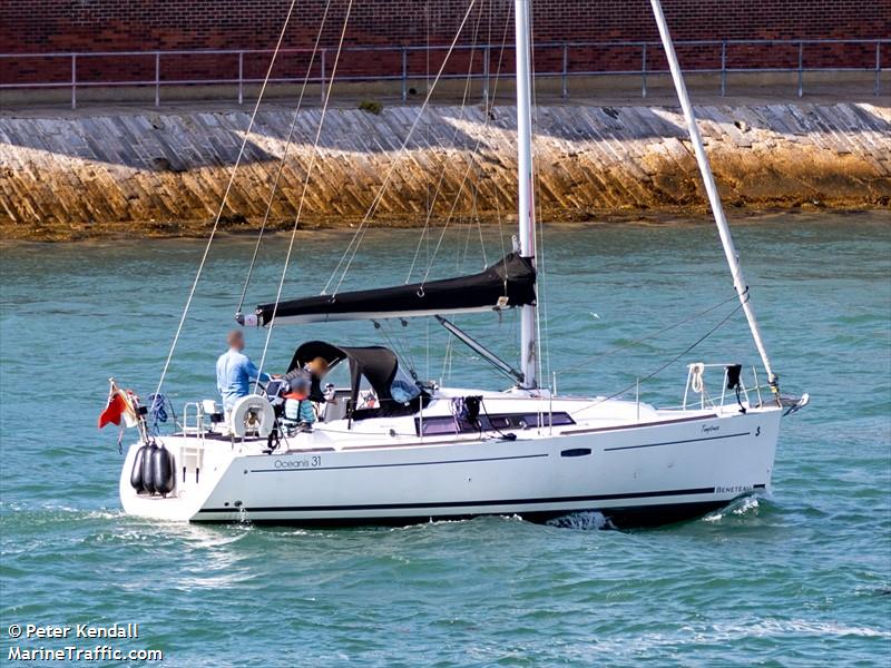 temptress (Pleasure craft) - IMO , MMSI 235090675, Call Sign 2FEX5 under the flag of United Kingdom (UK)