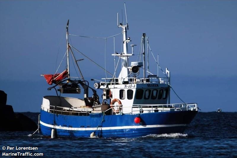 braken (Fishing vessel) - IMO , MMSI 257376420, Call Sign LM7459 under the flag of Norway
