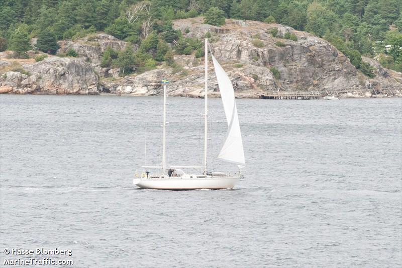 the belle catte (Sailing vessel) - IMO , MMSI 265659390, Call Sign SG2585 under the flag of Sweden