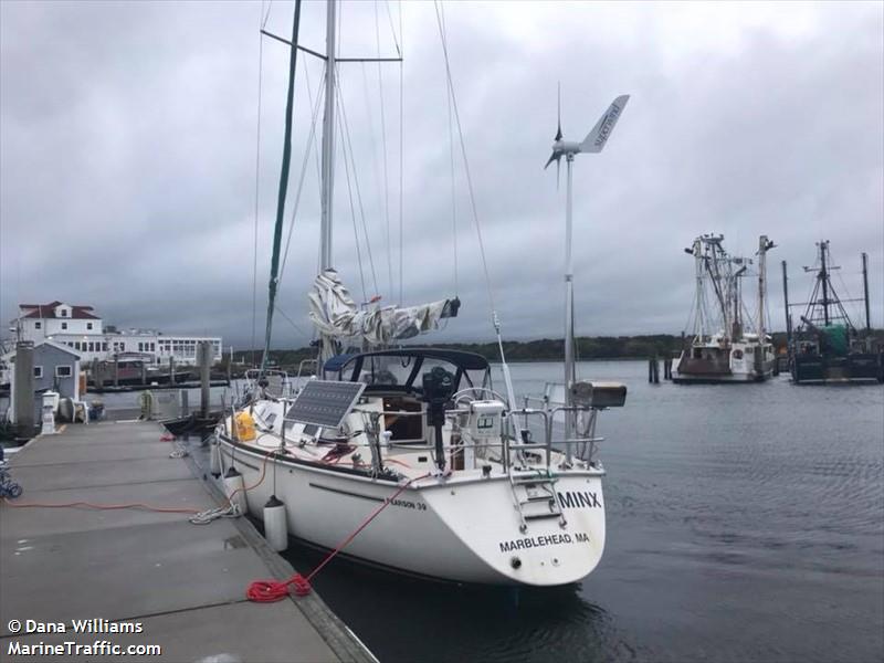 minx (Sailing vessel) - IMO , MMSI 368038340, Call Sign WDK2731 under the flag of United States (USA)