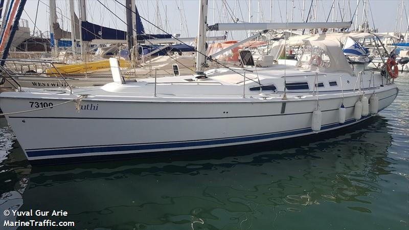 ruthi 1 (Sailing vessel) - IMO , MMSI 428073100 under the flag of Israel