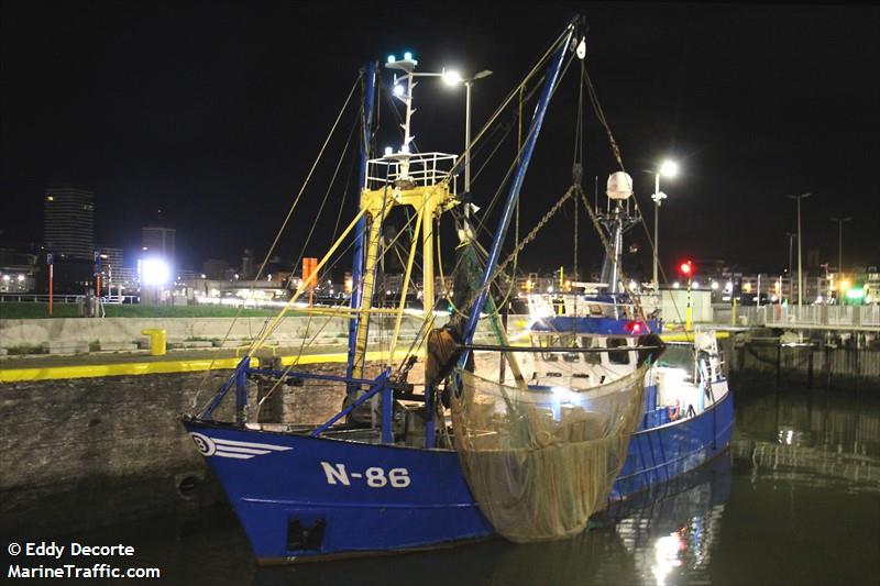 fvn86 (Fishing vessel) - IMO , MMSI 205281000, Call Sign OPDH under the flag of Belgium