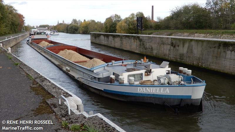 daniella (Cargo ship) - IMO , MMSI 205504090, Call Sign OT5040 under the flag of Belgium