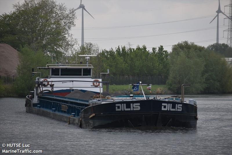 dilis (Cargo ship) - IMO , MMSI 205534190, Call Sign OT5341 under the flag of Belgium