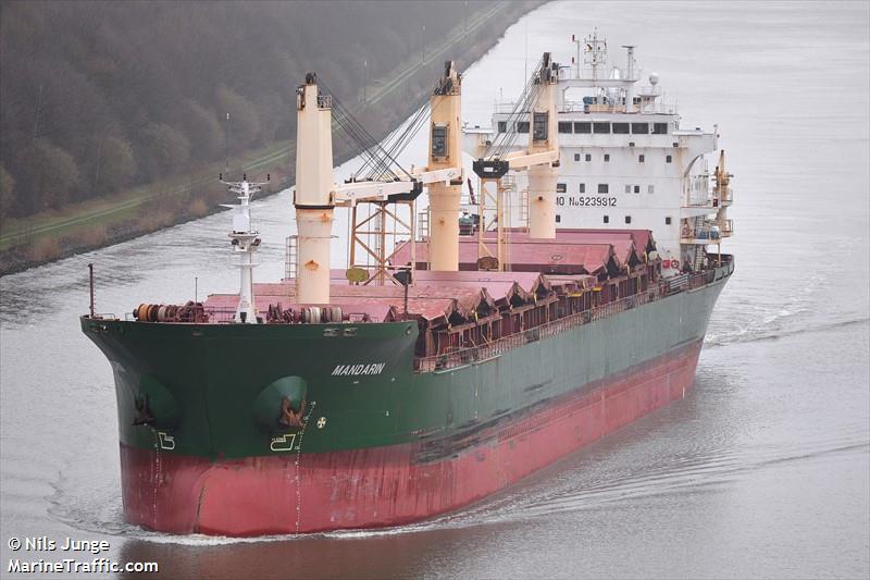 mandarin (Bulk Carrier) - IMO 9239812, MMSI 210464000, Call Sign P3NV9 under the flag of Cyprus