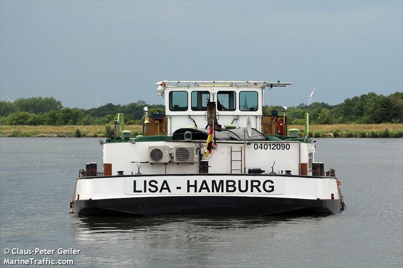 lisa (Tanker) - IMO , MMSI 211442190, Call Sign DB4014 under the flag of Germany