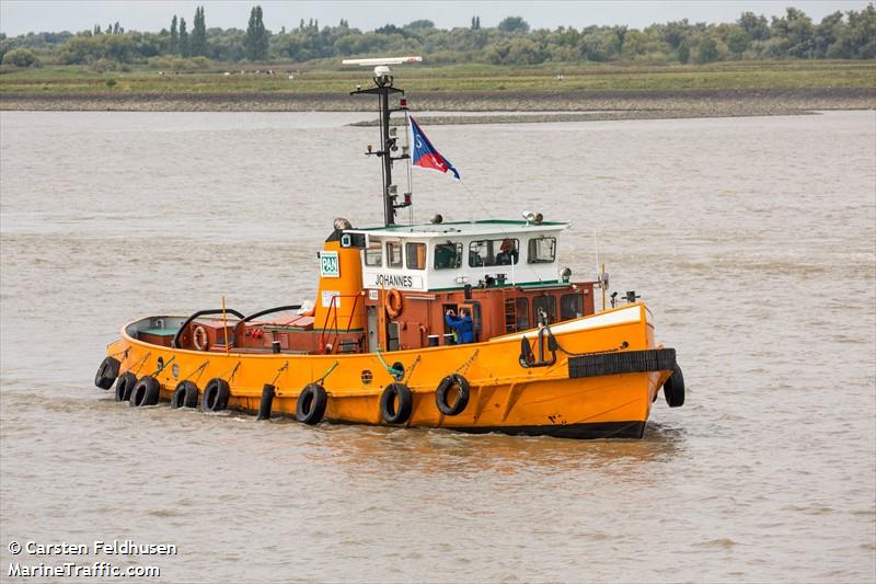 johannes (Tug) - IMO , MMSI 211795180, Call Sign DH3485 under the flag of Germany