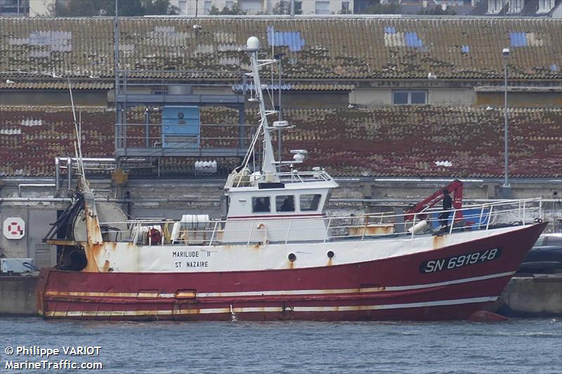 fv marilude2 (Fishing vessel) - IMO , MMSI 227355000, Call Sign FHUZ under the flag of France
