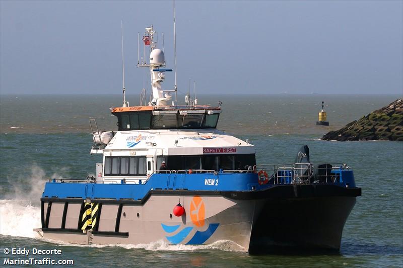 wem-2 (Offshore Tug/Supply Ship) - IMO 9831969, MMSI 232013885, Call Sign MCPB7 under the flag of United Kingdom (UK)