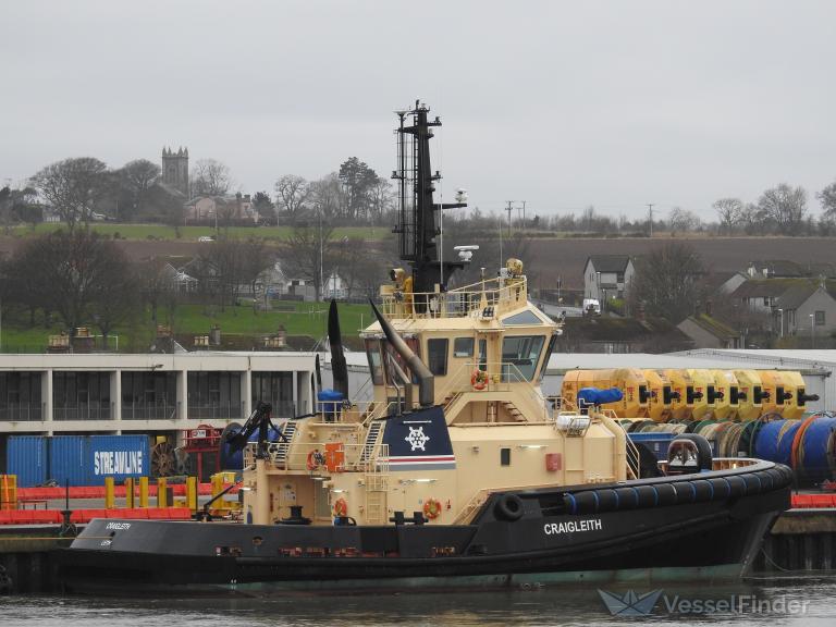 craigleith (Tug) - IMO 9803819, MMSI 232015861, Call Sign MDTE5 under the flag of United Kingdom (UK)