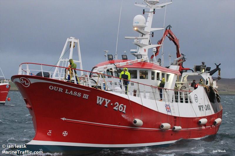 gv our lass (Fishing vessel) - IMO , MMSI 235100414, Call Sign 2GTN9 under the flag of United Kingdom (UK)