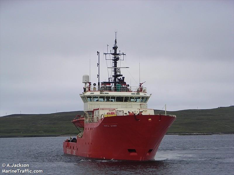 grampian defender (Standby Safety Vessel) - IMO 9235323, MMSI 235526000, Call Sign ZIUB9 under the flag of United Kingdom (UK)