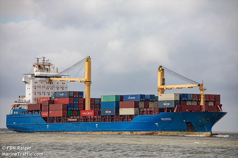 norderoog (Container Ship) - IMO 9256315, MMSI 236262000, Call Sign ZDGN4 under the flag of Gibraltar