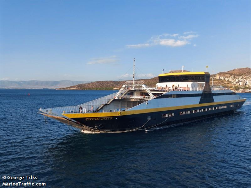 glykofilousa iv (Passenger/Ro-Ro Cargo Ship) - IMO 9833993, MMSI 240056900, Call Sign SVA7862 under the flag of Greece