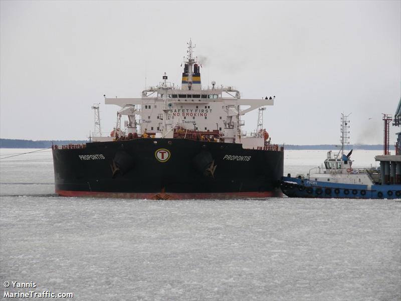 propontis (Crude Oil Tanker) - IMO 9305623, MMSI 240565000, Call Sign SZGY under the flag of Greece