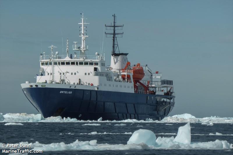 ortelius (Passenger Ship) - IMO 8509181, MMSI 244180151, Call Sign PCGQ under the flag of Netherlands