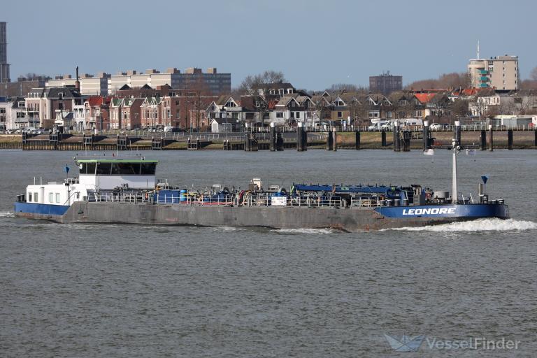 leonore (Tanker) - IMO , MMSI 244670103, Call Sign PB5108 under the flag of Netherlands