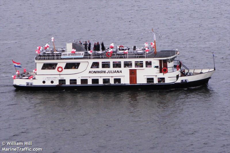 koningin juliana (Passenger ship) - IMO , MMSI 244690490, Call Sign PC3395 under the flag of Netherlands