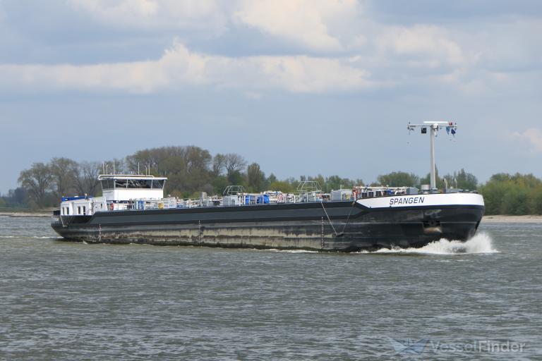 spangen (Tanker) - IMO , MMSI 244750249, Call Sign PB8493 under the flag of Netherlands