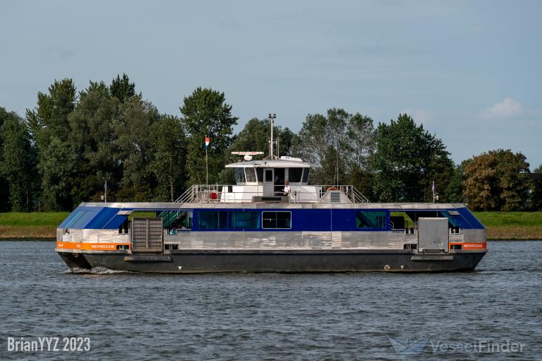 merwedam (Passenger ship) - IMO , MMSI 244770930, Call Sign PA2448 under the flag of Netherlands