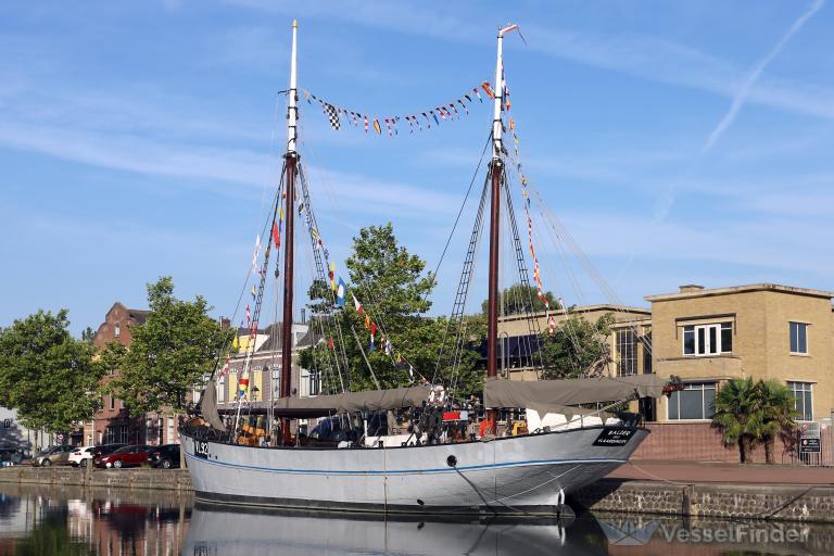 balder vl.92 (Sailing vessel) - IMO , MMSI 244780551, Call Sign PF9572 under the flag of Netherlands