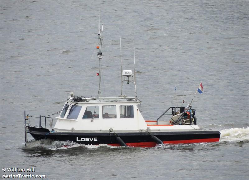loeve (Dredging or UW ops) - IMO , MMSI 244780911, Call Sign PA3642 under the flag of Netherlands